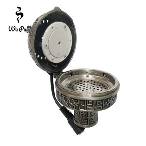 WE PUFF Arab Metal E-Shisha Smokepan Électronique Hookah Carbon Furnace Heater pour Sheesha Chicha Narguile Bowl US/EU/AU Plug HKD230809