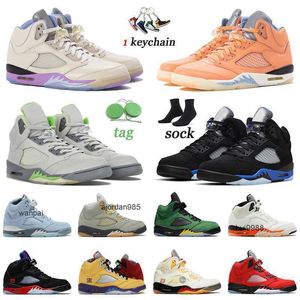 Nous Les Meilleurs 5 Hommes Baskets Sports Basketball Chaussures Racer Blue Bird 5s Raging Bull Jade Horizon Oreo Green Bean Athletic Jumpman Easter JORDAM