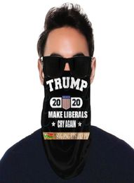 We The People 2020 13 Bandana sans couture Tube magique Écharpe Bouclier Demi-couverture du visage Masque bandeau pour la protection contre les germes lavable 6346992