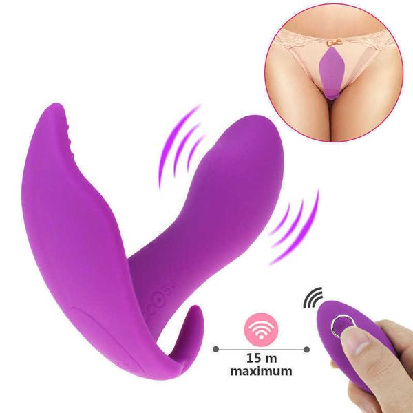 Porter un gode vibrateur pour femmes, masturbateur d'orgasme, point G, stimulation du Clitoris, télécommande, culotte, vibrateur pour adultes