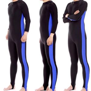 Porter chaud séchage rapide Lycra Rash Guard hommes femmes corps complet une pièce maillots de bain musulman à manches longues plongée combinaison de Surf Sun 5XL 115KG