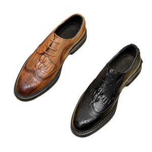 Draag weerstand heren schoenen lederen ontwerper schoenen mannen casual schoenen comfortabel chaussure luxe desinger schoenen heren wandelschoenen veelzijdige stijl