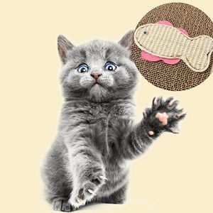 Draagbestendige natuurlijke sisal Cat krabben plaat Pet Supplies katten speelgoedbescherming bankkrastplaten variëteit van opties wh0155