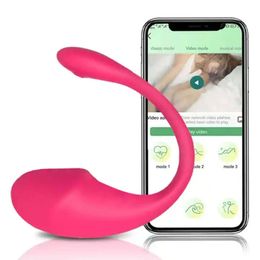 Draagbare app afstandsbediening gevormde vagina ballen bullet vibrator sex speelgoed panty trillen jump ei voor vrouwen