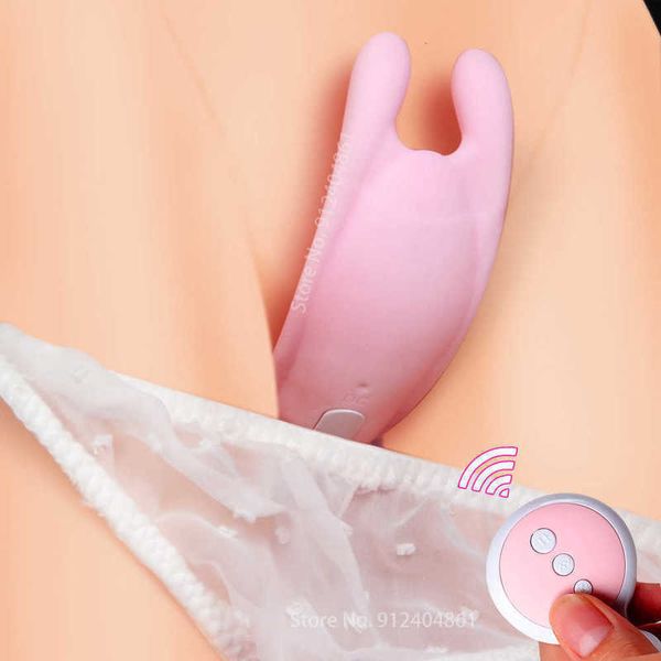 Vibrador de bragas portátil para mujer, estimulador de clítoris vaginal, masturbador femenino, máquina Sexual para parejas con Control remoto