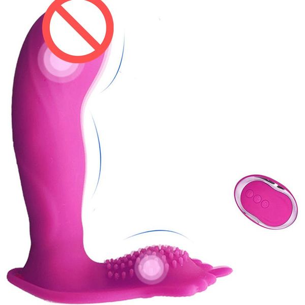 Vibromasseur portable Masturbation féminine Culotte à distance rechargeable Vibromasseur Adulte Jouet érotique Sex toys pour femmes