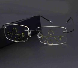 WEARKAPER SMART PROGRESSION PROGRESSION LECTURES MULTIFOCALES ZOOM AUTOMATIQUE AUTRE Multifonction Lunes sans bord Multifonction Bifocal Eyewear1433990