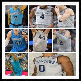 Viste la universidad 2021 Nuevos hombres Georgetown Basketball Jersey OMER Yurtseven Mac MCCLUNG JAGAN MOSELY Ewing Iverson Luto QUDUS WAHAB ALLEN Cus