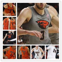 Draagt College 2021 New Oregon State Beavers basketbalshirt Tres Tinkle Ethan Thompson Kylor Kelley Zach Reichle Alfred Hollins Jarod Luca