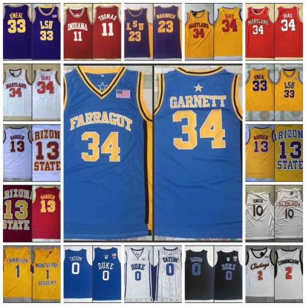 Porte des maillots de basket-ball authentiques du collège Mitchell LBJ Ness, Rose Iverson Pippen Rodman Garnett Durant Irvi