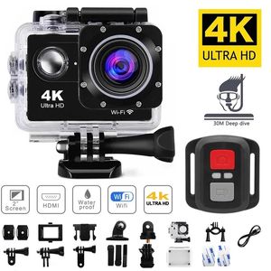 Weatherproof Cameras 4K Action Camera 1080P30FPS WiFi 20" 170D Underwater Waterproof Helmet Video Recording Sports Outdoor Mini Cam 231030