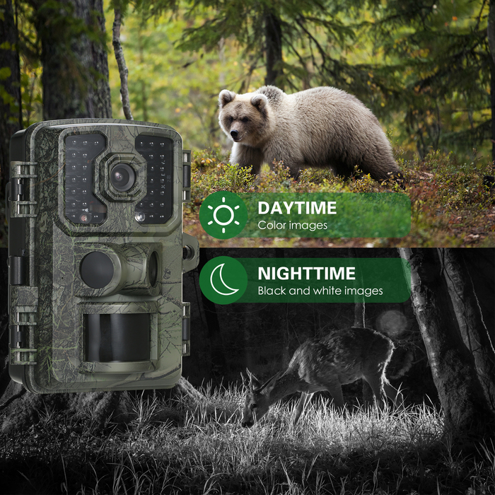 Telecamere resistenti alle intemperie 4K Trail Camera 16MP Wildlife Scouting Tracciamento Sensori Dual PIR 0 5S TRIGGER TIME Night Vision 230823