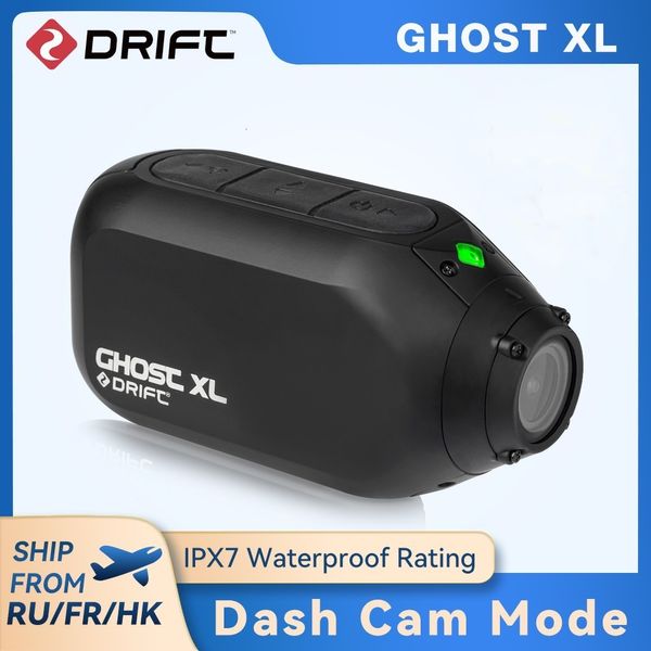 Caméras résistantes aux intempéries Drift Ghost XL Sport Action Caméra étanche Live Stream Vlog 1080P Moto portable vélo vélo casque de voyage Cam WiFi 230825