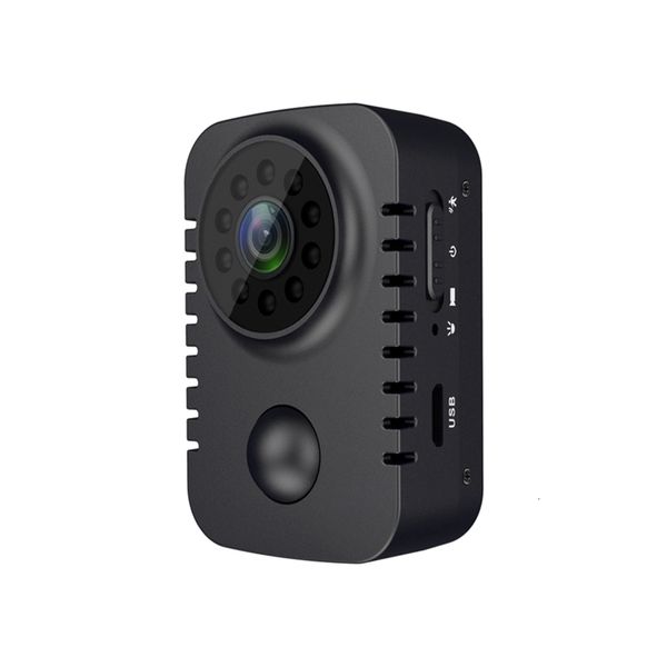 Caméras résistantes aux intempéries HD Mini caméra PIR 1080P poche de sécurité activée par le mouvement petite caméra nounou pour webcam en veille de voiture sans carte l230823