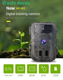 Weerbestendige camera's Highdefinition Outdoor Camera Wild Hunting Intelligent Infrared Night Vision Automatic PO en video 230816