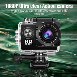 Weerbestendige camera's Mini Action Camera Ultra HD 4K WiFi Sports CMaera 20 inch scherm 30m Waterdichte onderwateropname CAM 230816