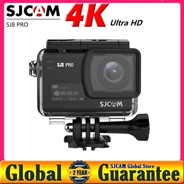 Cámaras resistentes a la intemperie SJCAM SJ8 Pro Series 4K 60FPS WiFi Cámara de acción con casco remoto Ambarella Chipset 4K 60FPS Ultra HD Extreme Sports DV 230825