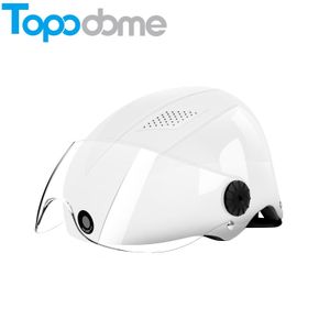 Weerbestendige camera's Topodome 1080p WiFi Spot Bluetooth's ER Intercom Recorder gebouwd in 3000 mAh batterij Motorcycle helm helm aan de achterkant IP -camera 230823