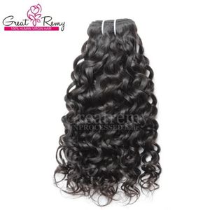 Tisse grande promotion vierge brésilienne remy cheveux humide ondulé vague d'eau cheveux brésiliens ondulés profonds grande remy nouvelle arrivée vison cheveux humains