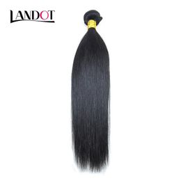 Tisse Péruvienne Malaisienne Indienne Brésilienne Soyeuse Droite Vierge Cheveux Humains Weave Bundles Non Transformés 8A Remy Extensions de Cheveux Naturel Col