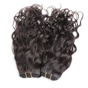 Tissage de cheveux indiens de qualité supérieure, Extensions de cheveux naturels ondulés, Queen Hair, lot de 3 pièces, livraison directe Greatremy