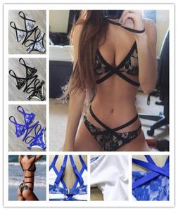 Celebridad Web del mismo estilo, traje de baño de dos piezas a la moda para mujer, Bikini Sexy con estampado Pop, BIKINI para mujer, traje de baño 7457425