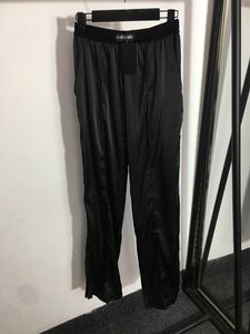 Singelband Damesbroek Satijn Luxe Designerbroek Casual Dagelijkse elegante broek