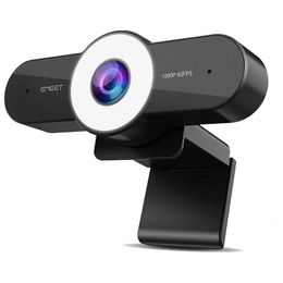 Webcam 1080P 60FPS Streaming Autofocus HD Web Cam avec trois niveaux de lumière EMEET C970L PC Web Cam pour ordinateur/ordinateur de bureau/ordinateur portable 240104