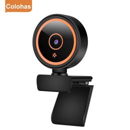 Webcam 1080P caméra Web USB Full HD avec microphone Webcam d'appel vidéo USB Plug and Play pour ordinateur de bureau Gamer Streaming HKD230825 HKD230825