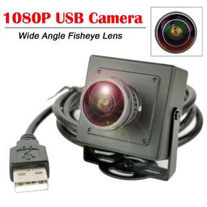 Webcam 1080P HD Mini CMOS OV2710 UVC OTG 170 graden Fisheye-lens Groothoek CCTV-beveiliging USB2.0-camera