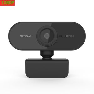 HD 1920 * 1080P Webcam Mini Computer PC Webcamera met Microfoon Draaibare camera's voor Live Broadcast Video Calling Conference Work