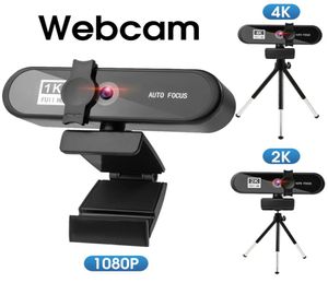 Webcam 1080p Mini ordinateur PC Camara Auto Focus ordinateur portable webcam 4k avec microphone web cam pour youtube live Broadcast Video Work5699262