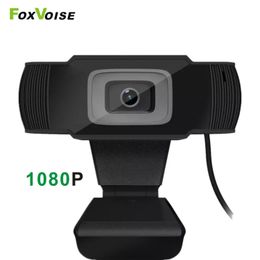 Webcam HD 1080P 720P USB caméra Web PC ordinateur portable bureau diffusion en direct YouTube Microfone vidéo conférence travail Webcan