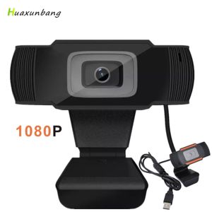 Webcam HD 1080P CAMARA USB Ingebouwde microfoon Video Webcan Gamer Gaming Webcamera PC Laptop Computer YouTube Facebook