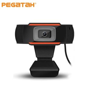 Webcam Mini ordinateur 720P webcam pc WebCamera avec microphone prise USB diffusion en direct caméra de conférence d'appel vidéo