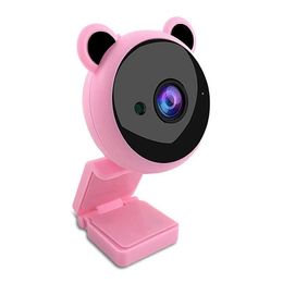 Webcams 1/2 ordinateur portable Live 1080p Résolution Réseau Caméra de caméra Elimination du bruit USB Caméra à domicile Caméra de conférence de conférence de conférence J240518