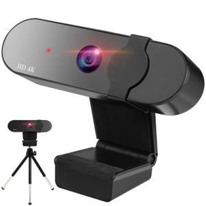 Webcams 1080P 2K 4K Webcam avec Microphone pour ordinateur de bureau ordinateur portable réunion Streaming caméra Web caméra Web Webcamera