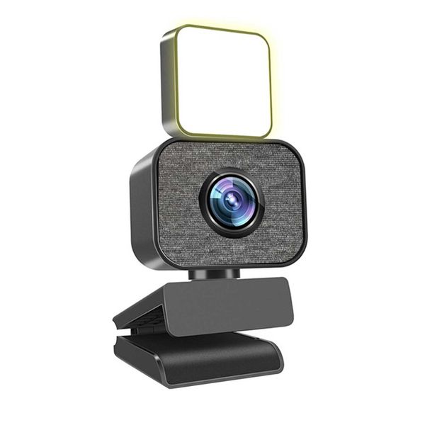 Webcams 1080P 2K Webcam complète caméra Web mise au point automatique Microphone caméra d'ordinateur pour PC de bureau ordinateur portable vidéo cours en ligne