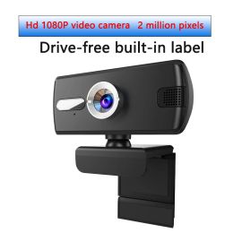 Webcams 1080p 30fps USB Streaming Webcam met microfoon voor computergadering Webcamera voor Windows 7/8/10