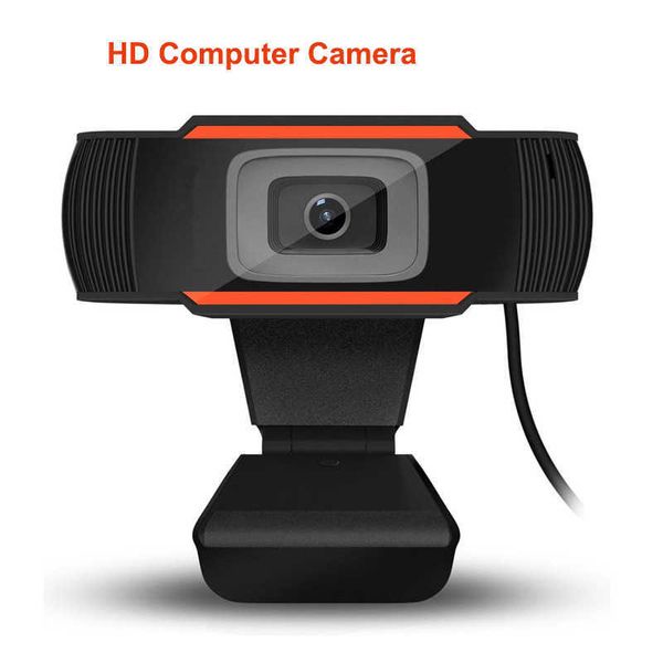 Webcams 1080P 720P 480P Webcam avec caméra Web de bureau rotative pour ordinateur Mini ordinateur WebCamera travail d'enregistrement vidéo