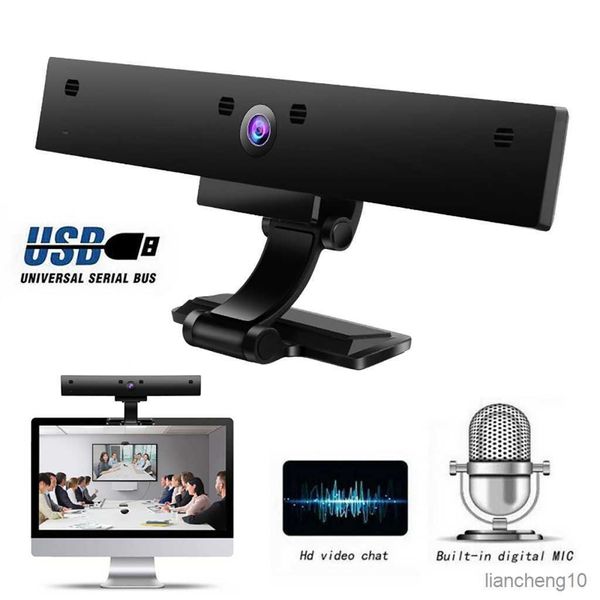 Webcams 1080P Web Camera Webcam Avec Microphone LED Pour PC Ordinateur De Bureau R230728