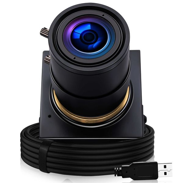 Webcams 1080P Webcam 1920 * 1080 Caméra de prise avec objectif Varifocus manuel