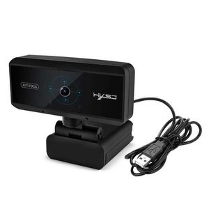 Webcams Webcam 1080P avec microphone automatique pour caméra d'ordinateur FOCUS Caméra Web pour l'enregistrement vidéo