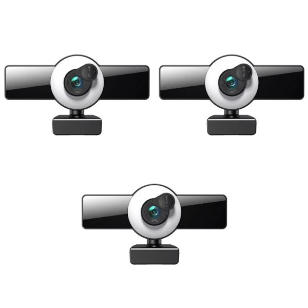 Webcams 1K / 2k / 4k / 8k Beauty Computer Camera USB Autofocus Lens Drive gratuit webcam BOLIDTIN Microphone webcam Confidentialité Cover En haut-parleur