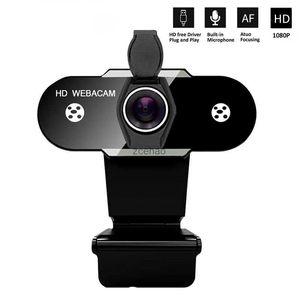 Webcams 2K Full HD 1080P Webcam Computadora PC Cámara web con micrófono para transmisión en vivo Videollamadas Conferencia Cámara de trabajo Web Para PCL240105
