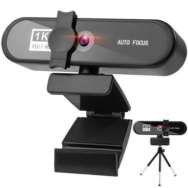 Webcams 4K / 2K / 1080P Caméra Web pour ordinateur portable PC de bureau Webcam pour réunion de bureau à domicile avec Web 1080P