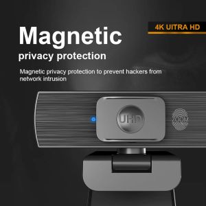 Webcams 4K HD 8 miljoen mega Auto Focus USB Web Camera met MICS afstandsbediening HD Webcamera voor zoom/obs/teams/pc/mac/laptop/desktop