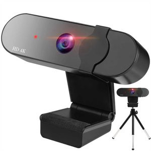 Webcams 4K Webcam 2K Caméra Réseau haute définition Prise de diffusion en direct avec pour ordinateurs portables Bureaux