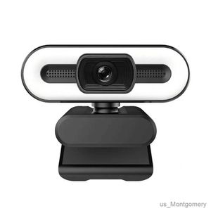 Webcams abs duurzaam 1080p/2k/4k vaste focussing webcamera compact USB -webcam eenvoudige installatie voor pc