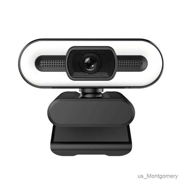 Webcams ABS ABS Durable 1080p / 2k / 4k Focus de mise au point de la caméra Web compact USB Installation facile pour PC